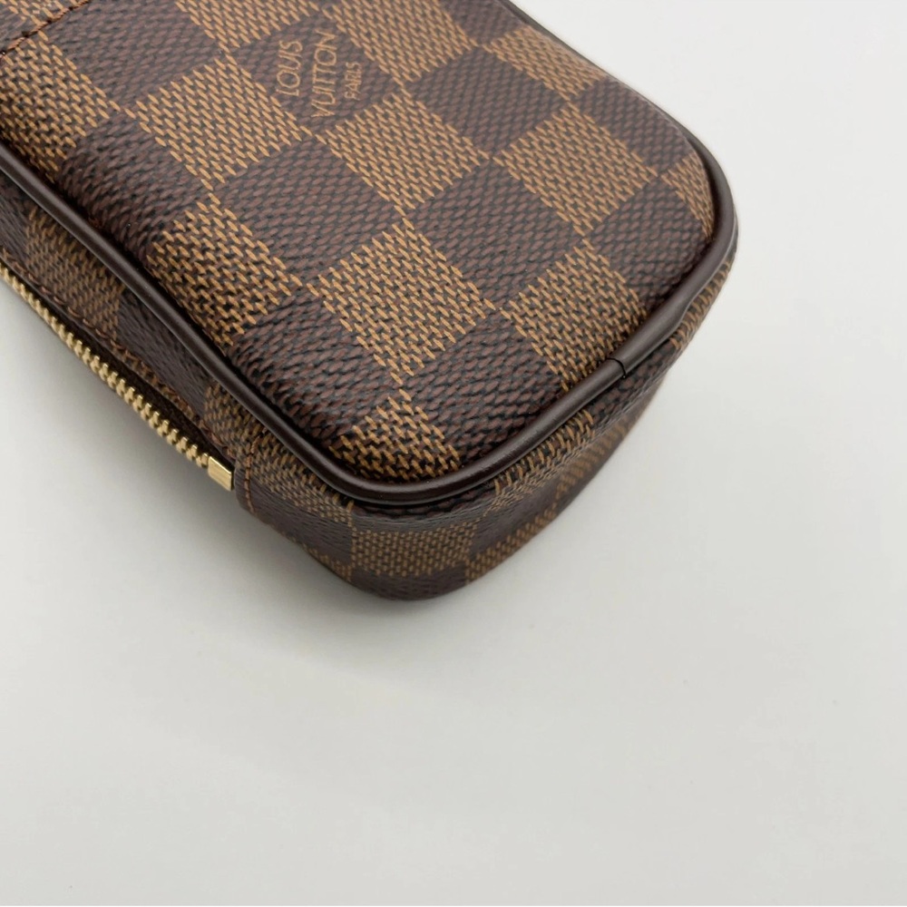 Auth Louis Vuitton Ebene Etui Okapi PM M61738 Shoulder Pouch W/Box/Strap - Picture 7 of 15
